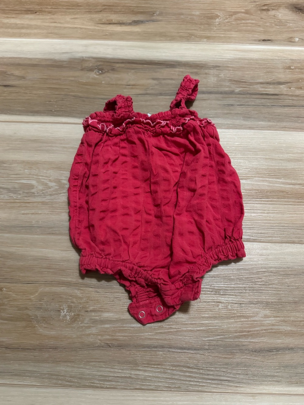 Dark pink, red baby girl outfit